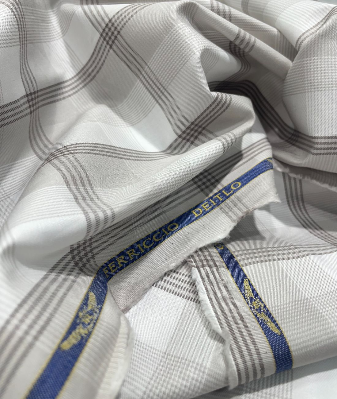 Premium Checks Luxury giza Cotton Fabric for Men's Shirt