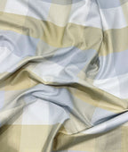 Reid & Taylor Luxury Giza Cotton Big Checks Fabric for Men's Shirt