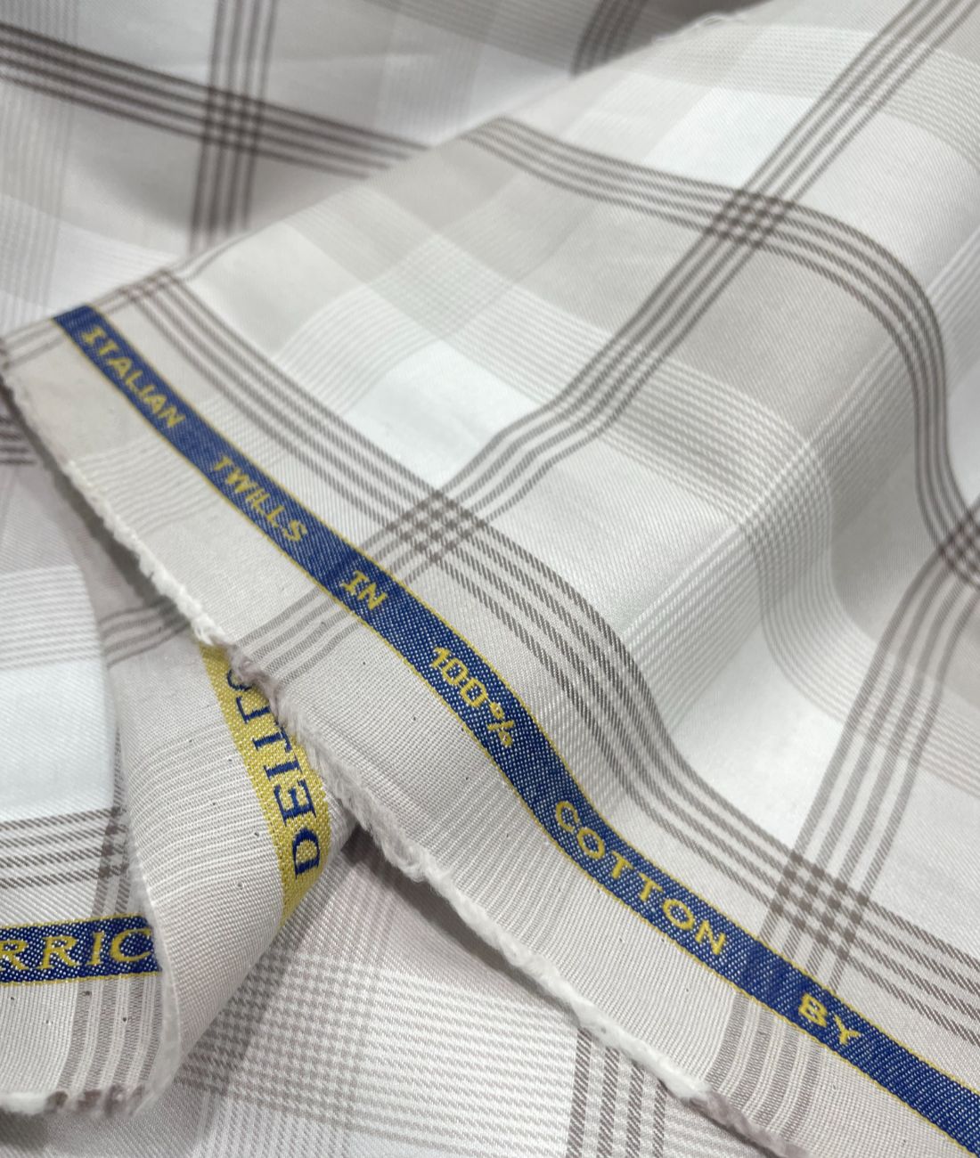 Premium Checks Luxury giza Cotton Fabric for Men's Shirt