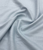 Powder Blue 70s Lea Linen Blend Fabric