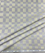 Burgoyne Luxury Blocks Checks Pattern Giza Cotton Fabric for Men's Shirt