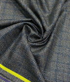 Spaadaa 180's Brown Wool Blend Checks Fabric