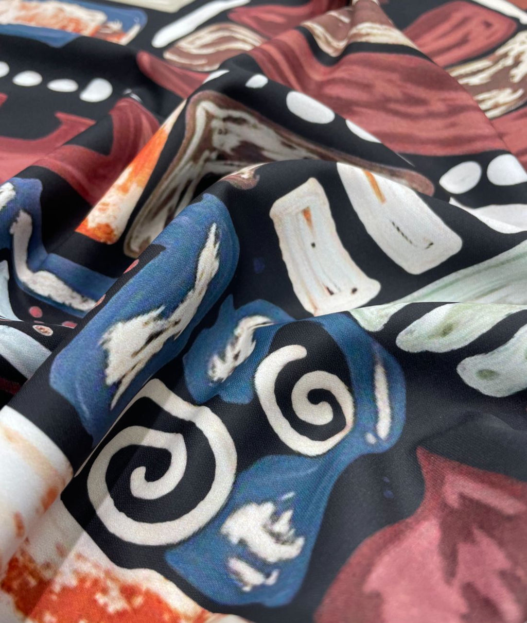 Ultra Soft Imported Premium Armani Printed Fabric for Shirt