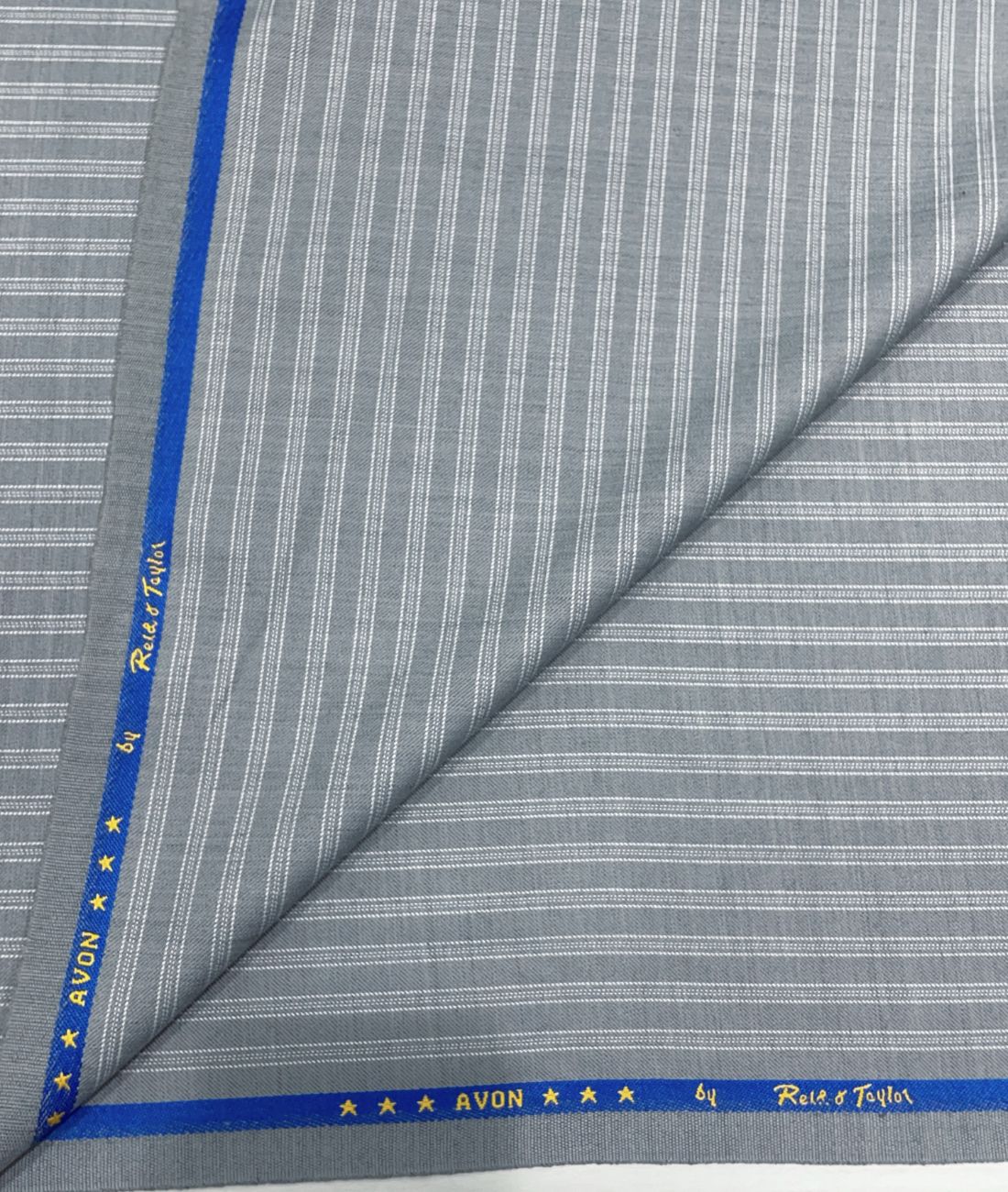 Reid & Taylor Luxury Stripe Suiting Fabric
