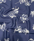 Brunello Ferragamo Flower Print Premium Giza Cotton Fabric for Men's Shirt