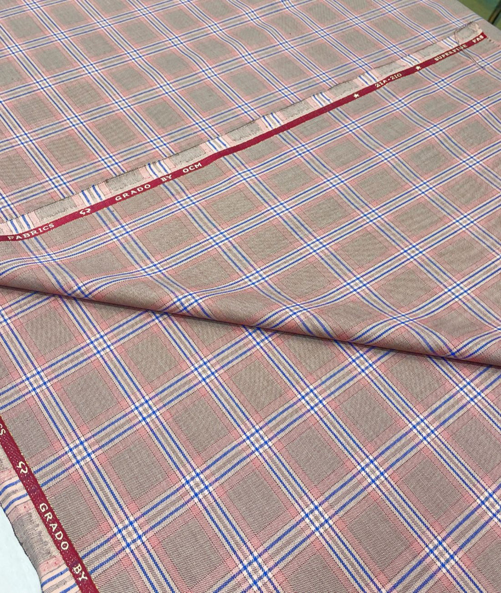 Grado Premium Checks Suiting for Balzer & Suits
