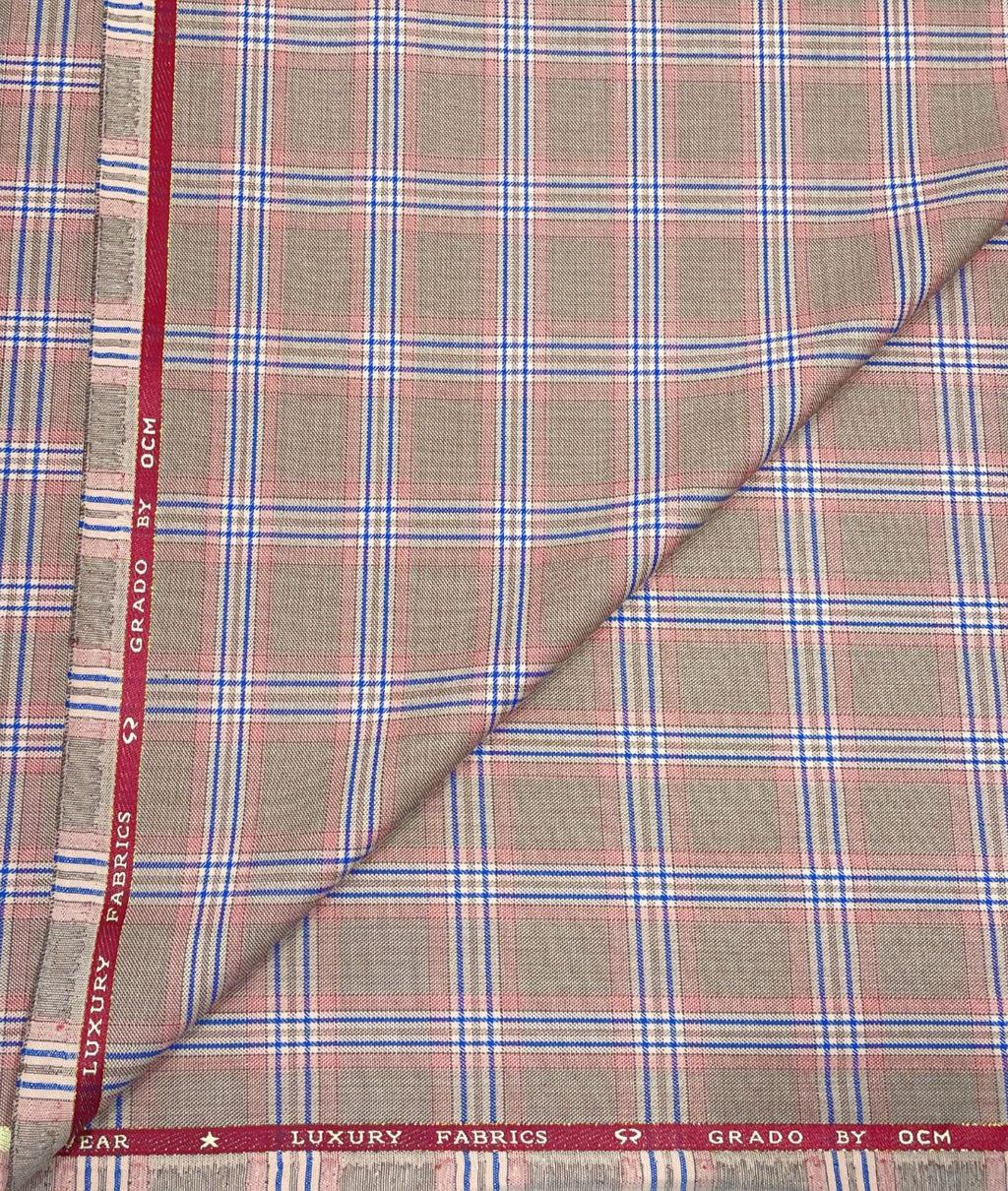 Grado Premium Checks Suiting for Balzer & Suits
