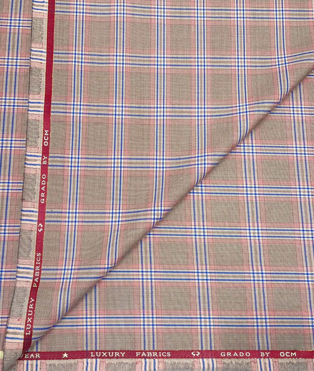 Grado Premium Checks Suiting for Balzer & Suits