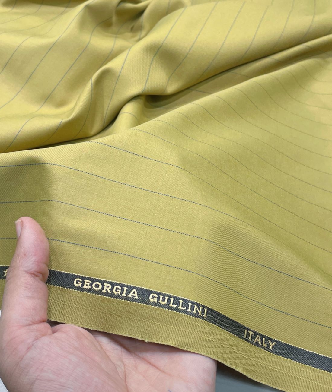 Georgia Gullini Luxury Stripe Suiting Fabric