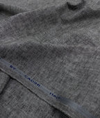 Dark Grey Linen Blend Fabric for Pant by Cadini Italy