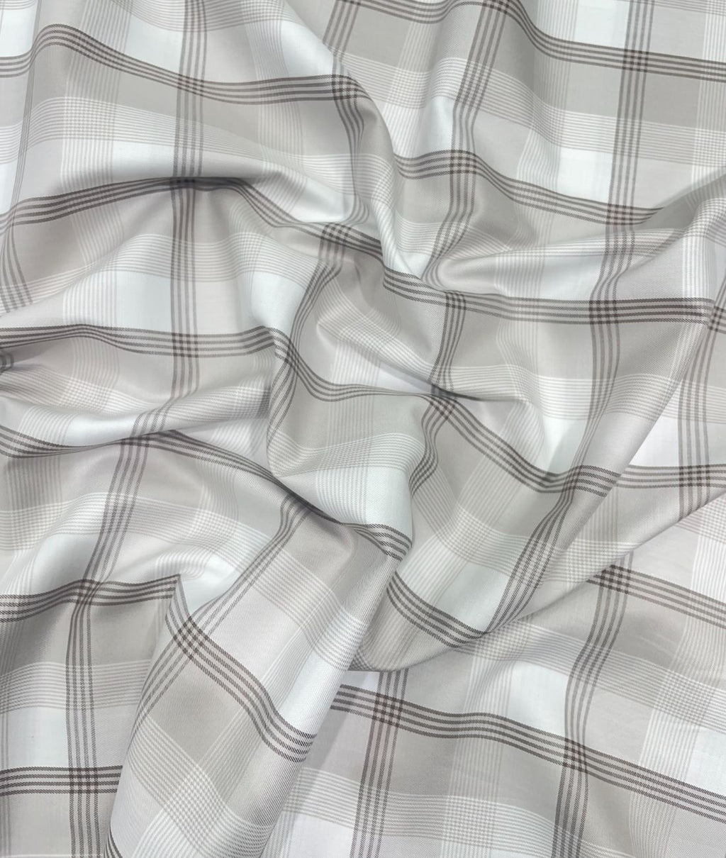 Premium Checks Luxury giza Cotton Fabric for Men's Shirt