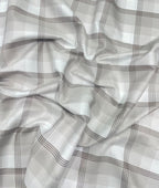 Premium Checks Luxury giza Cotton Fabric for Men's Shirt