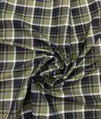 J.Hampstead Luxury 2 Ply Burberry Checks Giza Cotton Fabric for Men's Shirt
