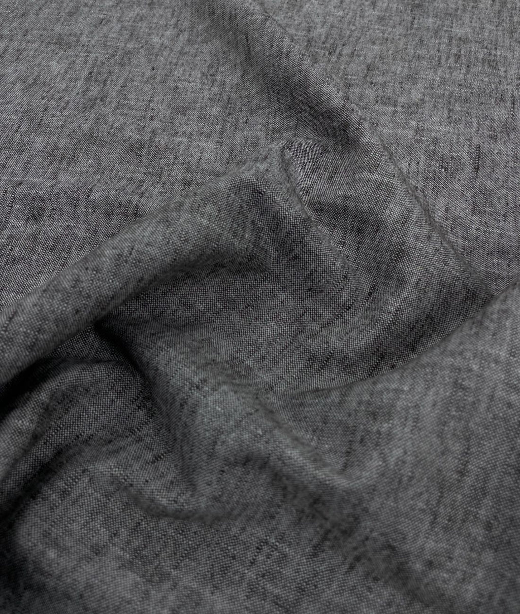 Dark Grey Linen Blend Fabric for Pant by Cadini Italy