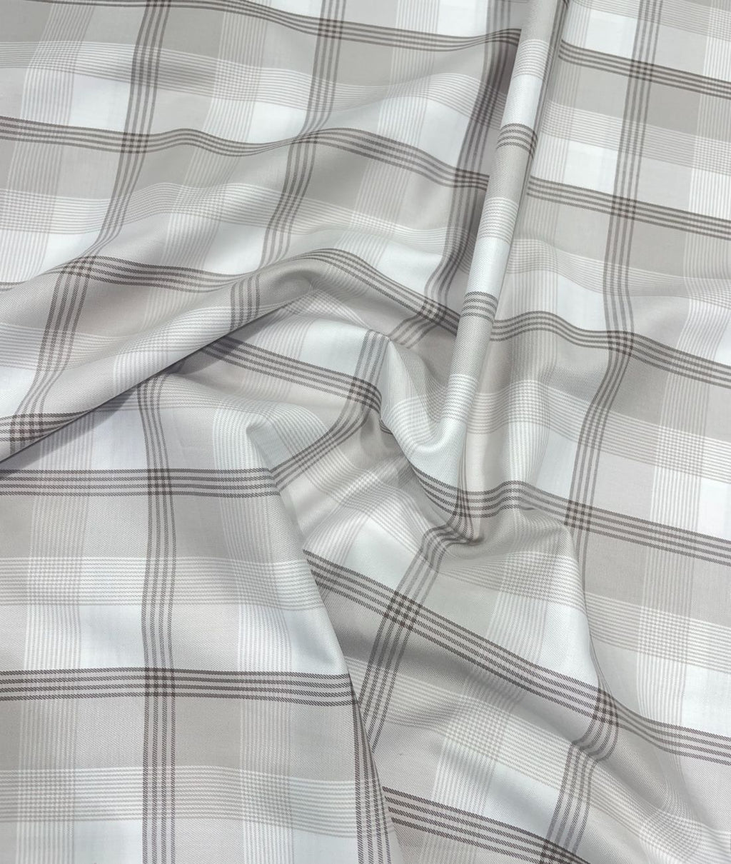 Premium Checks Luxury giza Cotton Fabric for Men's Shirt