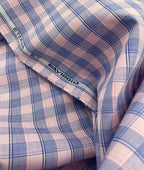 Raymond Pastel Checks Premium Cotton Fabric for Men's Shirt