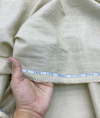 Classic Beige 70s Lea Linen Blend Fabric – Sophisticated Earthy Summer Weave