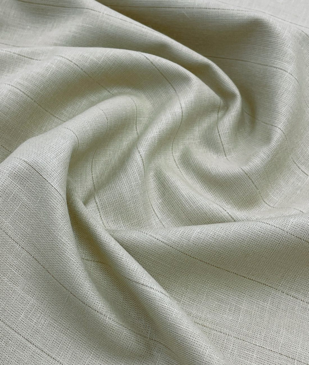 Classic Beige 70s Lea Linen Blend Fabric – Sophisticated Earthy Summer Weave