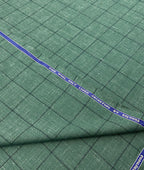 Raymond Wool + Linen Luxury Checks Suiting Fabric