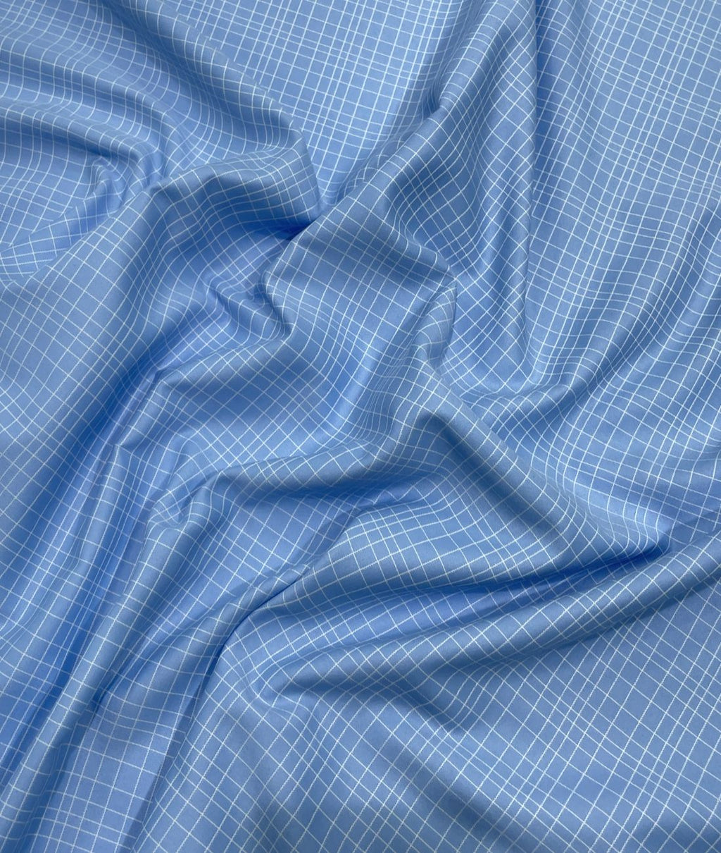Raymond Small Checks Premium Fabric for Men's Shirt
