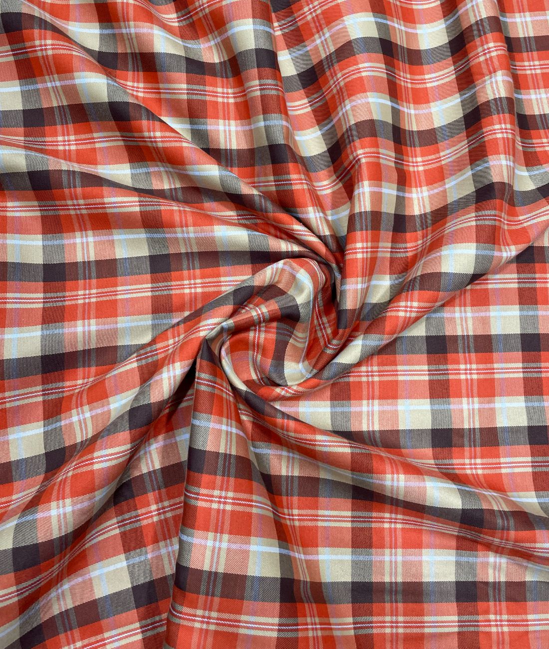 Arvind Premium Cotton Checks Fabric for Men's Shirt