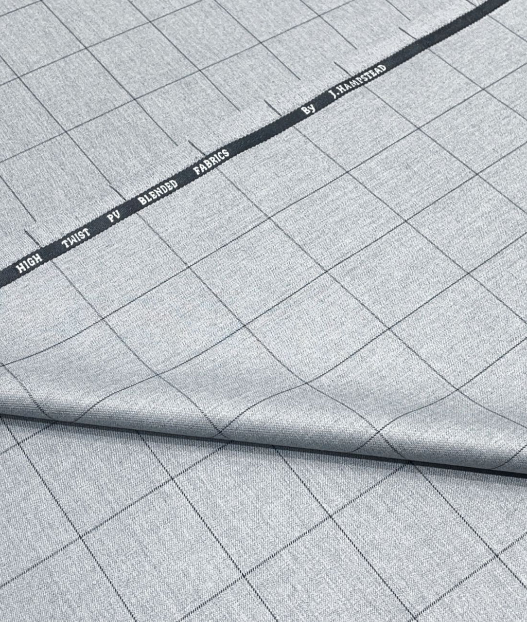 J.Hampstead Checks Luxury Suiting Fabric