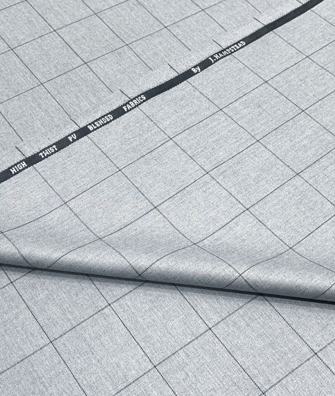 J.Hampstead Checks Luxury Suiting Fabric