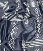 Luxury Abstract Printed Giza Cotton Fabric for Men's Shirt