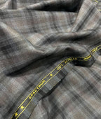 Estelle Morris 110's Counts Ultra Luxury Checks Suiting Fabric for Suits & Blazers