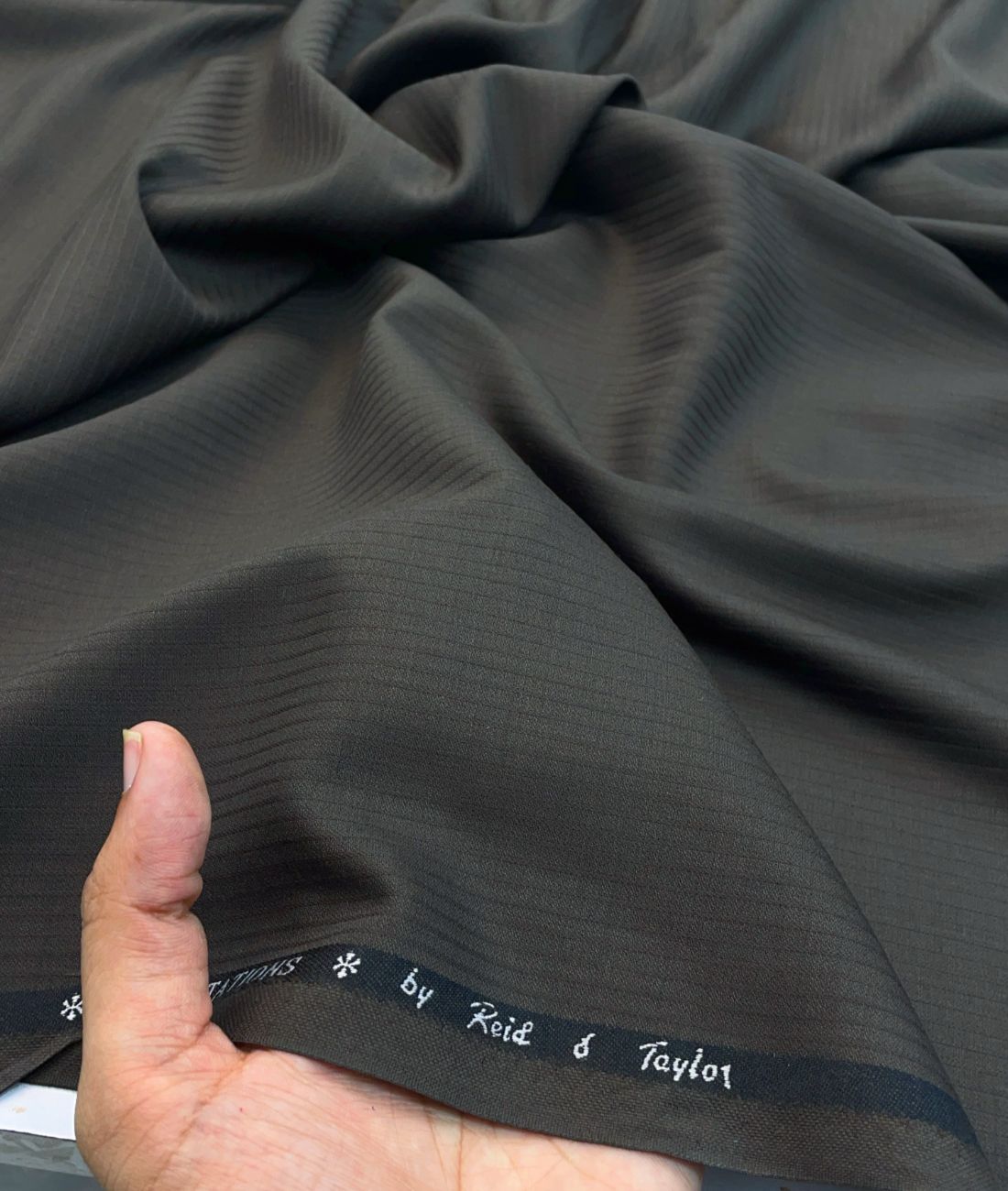 Temptations by Reid & Taylor Premium Self Stripe Suiting Fabric