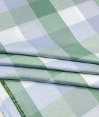 Reid & Taylor Luxury Giza Cotton Big Checks Fabric for Men's Shirt