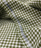 Raymond Small Check Premium Cotton Fabric for Men's Shirt