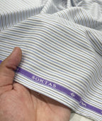 Soktas Stripe 2 Ply Cotton Fabric for Men's Shirt