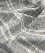 Rich Cotton Checks Shirt Fabric for Men's Formal Shirt
