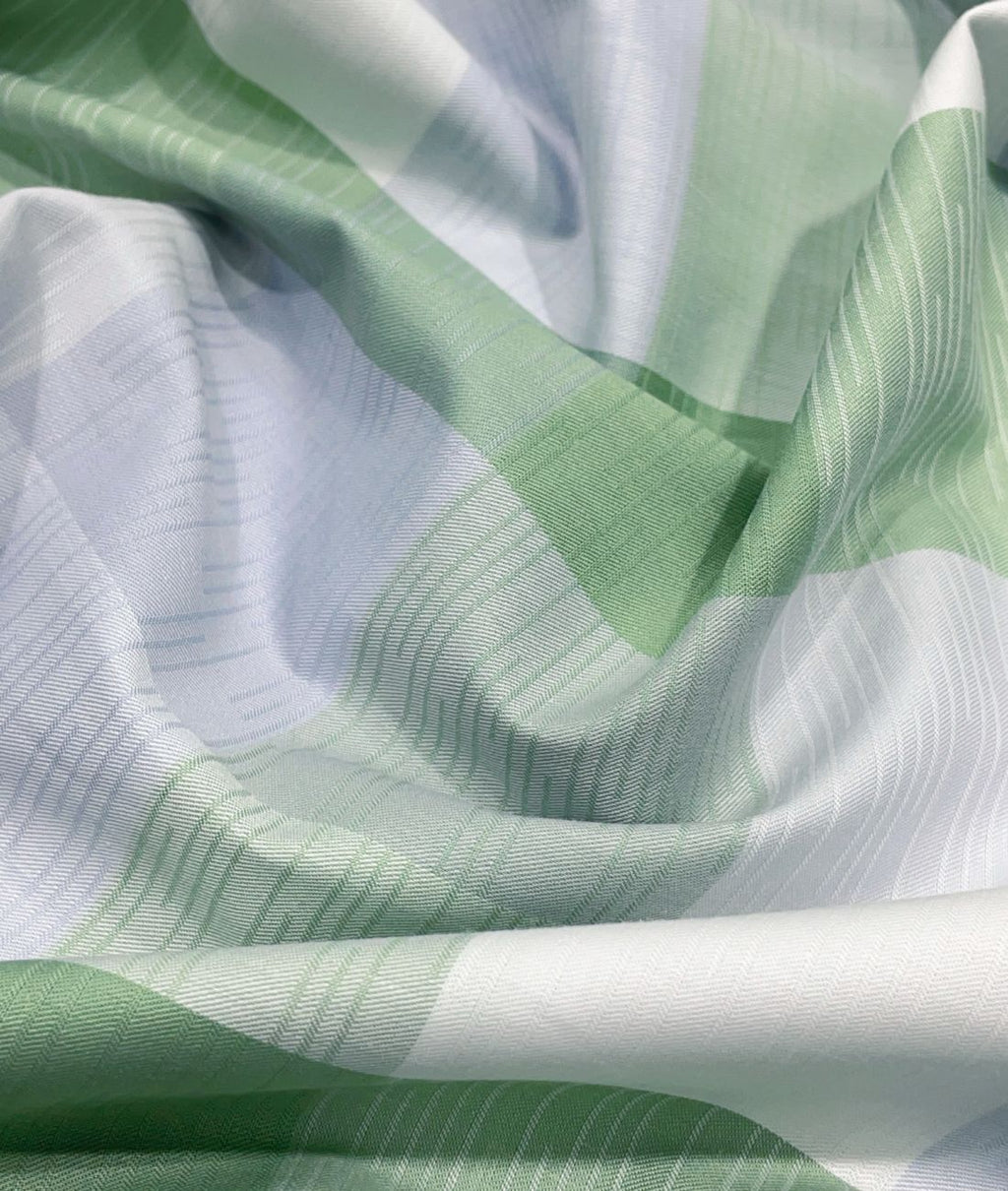 Reid & Taylor Luxury Giza Cotton Big Checks Fabric for Men's Shirt