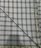 Estelle Morris 110's Counts Ultra Luxury Checks Suiting Fabric for Suits & Blazers