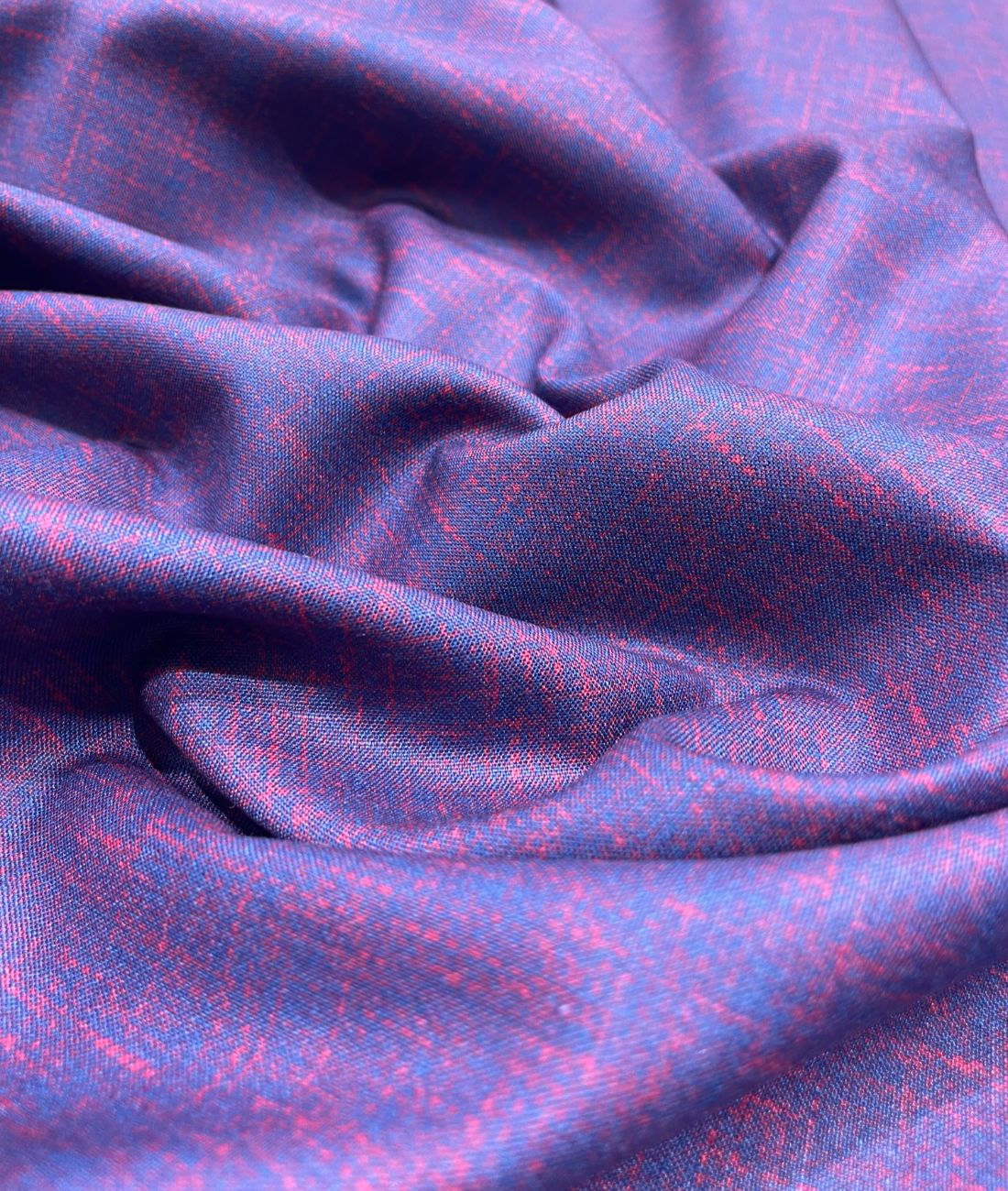 Regal Blossom Printed Anti Wrinke Cotton Fabric for Men's Shirts & Kurta