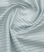 Cadini Italy Blue Pinstripe Linen Blend