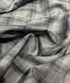 Estelle Morris 110's Counts Ultra Luxury Checks Suiting Fabric for Suits & Blazers
