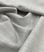 Absoluto Elite Luxury Grey Super 120's Counts Merino Wool Suiting Fabric