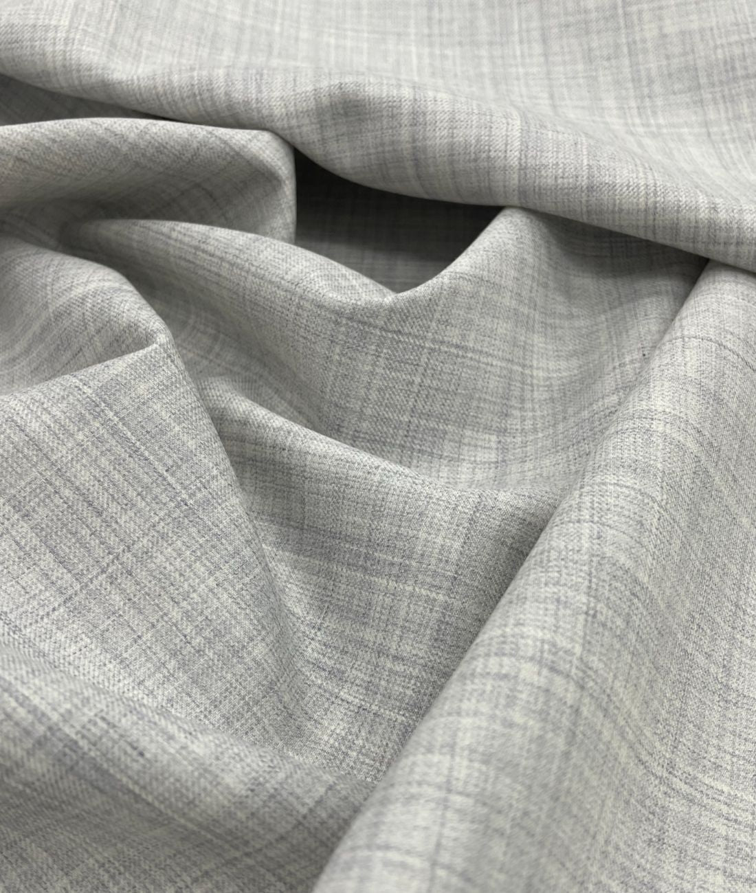 Absoluto Elite Luxury Grey Super 120's Counts Merino Wool Suiting Fabric