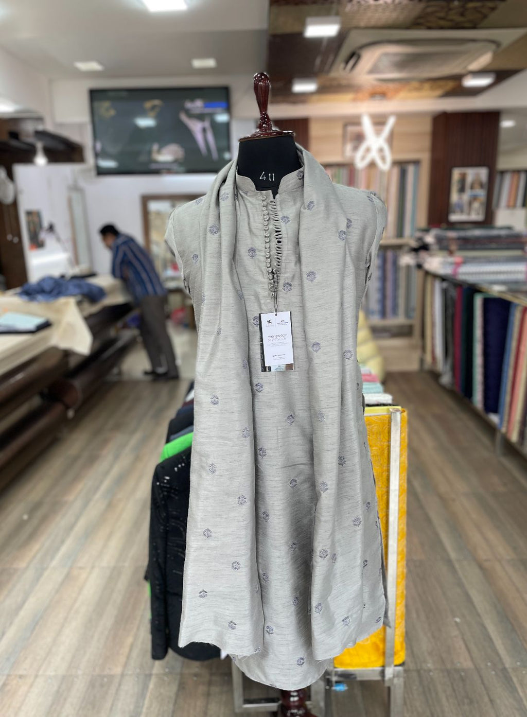 Embroidered Kurta with Dupatta Set for Wedding