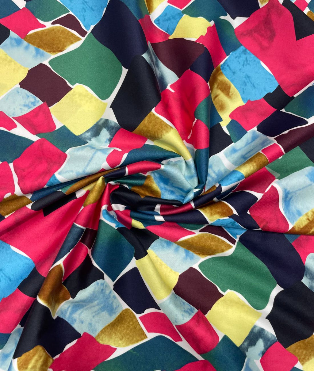 J.Hampstead Abstract Luxury 2 Ply Giza Cotton Fabric