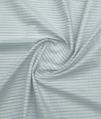 Cadini Italy Blue Pinstripe Linen Blend