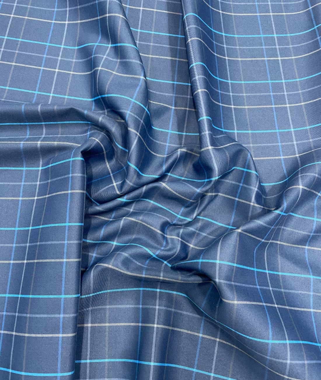 Arvind Premium Cotton Checks Fabric for Men's Shirt