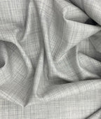 Absoluto Elite Luxury Grey Super 120's Counts Merino Wool Suiting Fabric