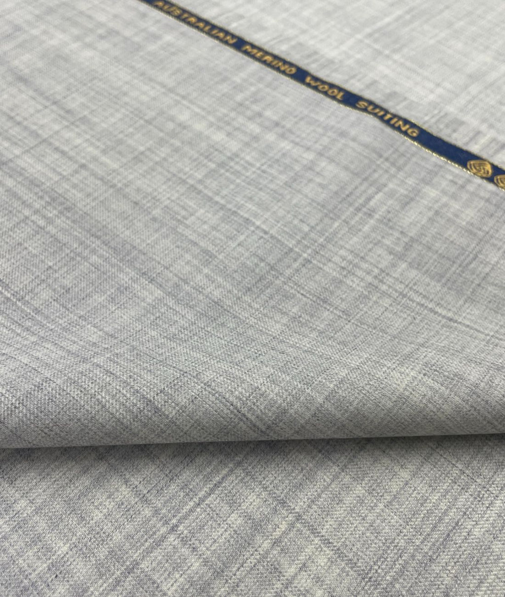 Absoluto Elite Luxury Grey Super 120's Counts Merino Wool Suiting Fabric