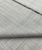 Absoluto Elite Luxury Grey Super 120's Counts Merino Wool Suiting Fabric