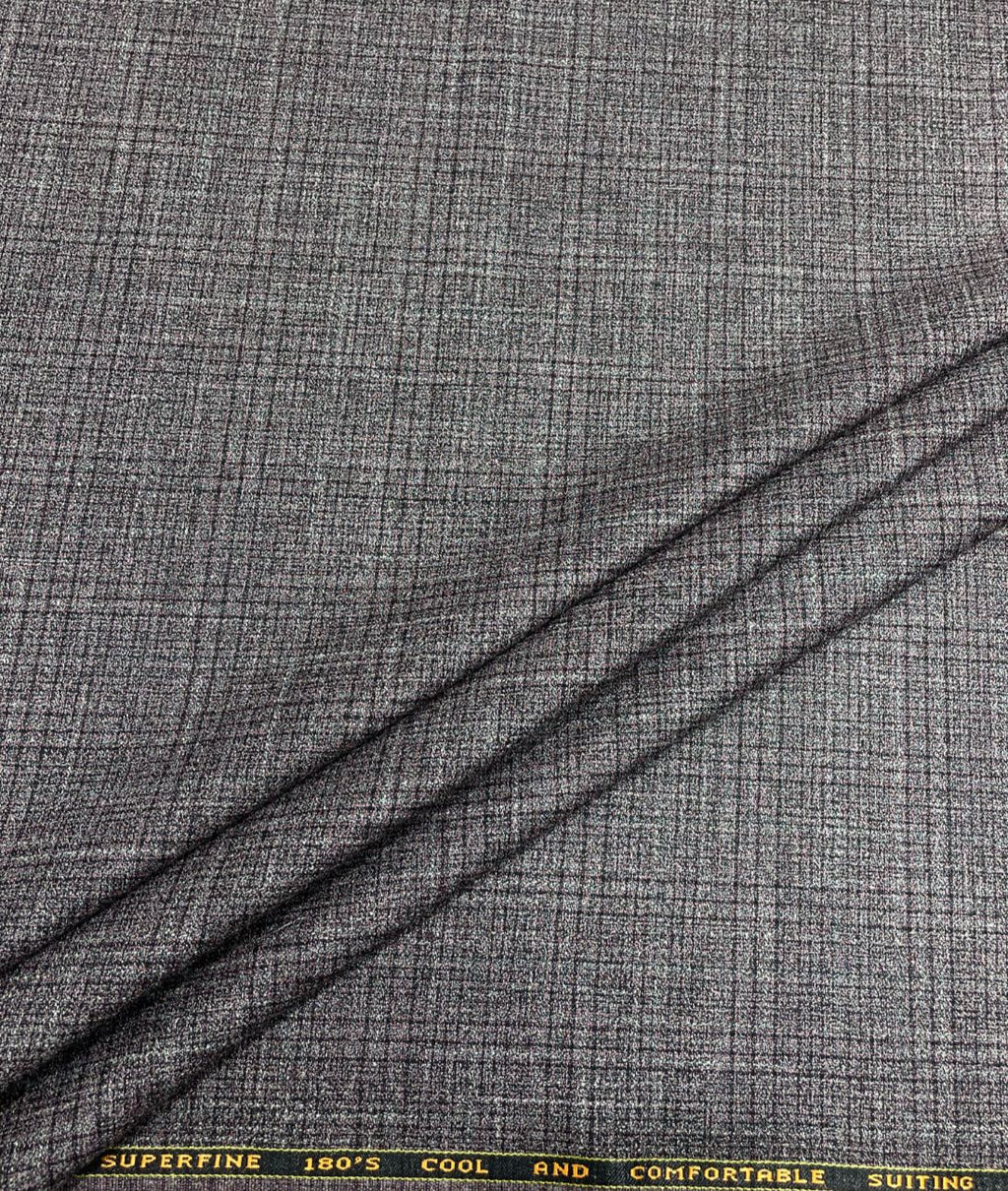 Spaadaa 180's Wool Blend Checks Fabric