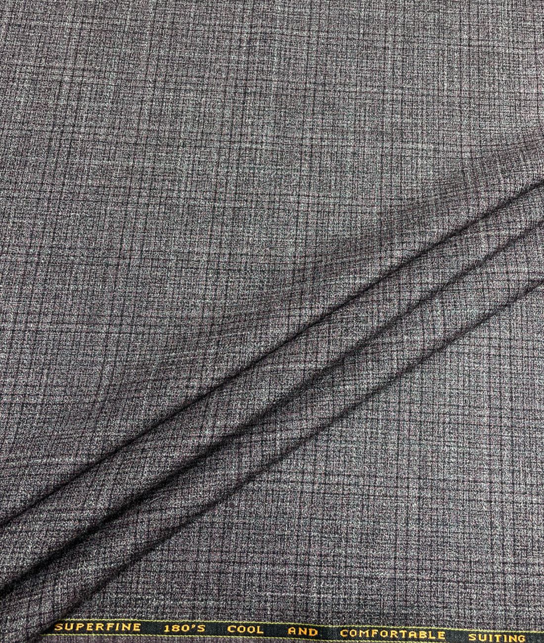 Spaadaa 180's Wool Blend Checks Fabric